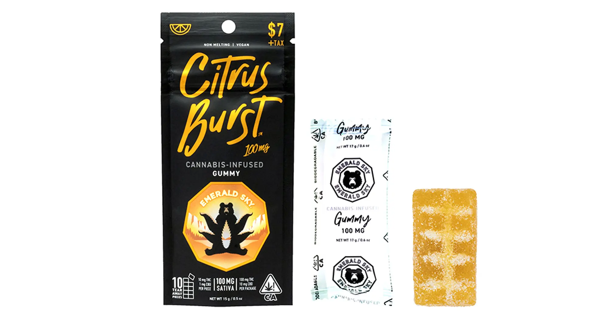 Citrus Burst 10:1 CBD Gummy