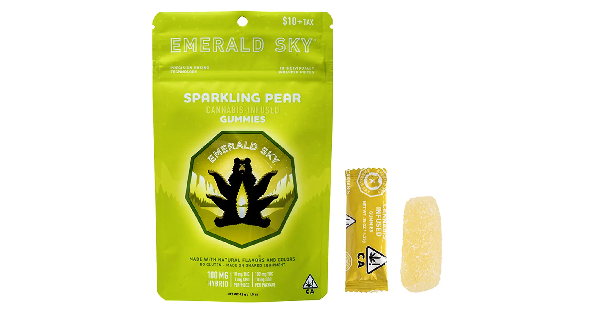 Sparkling Pear 10:1 CBD Gummies