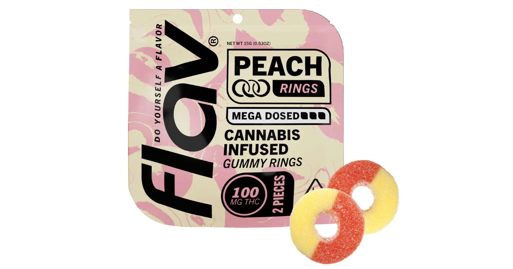Peach Mega Dosed Rings