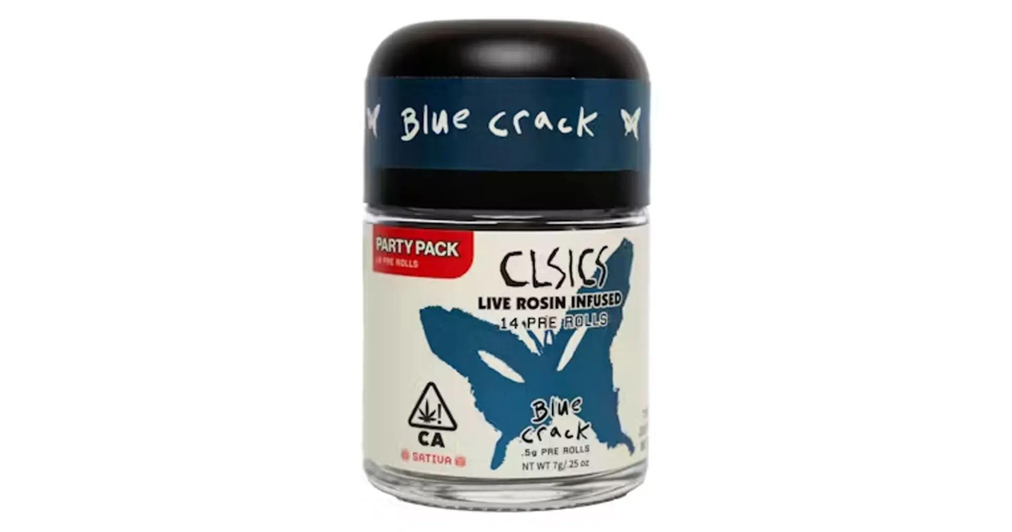 Blue Crack Rosin Infused Pre-Rolls